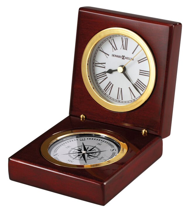 Howard Miller 645730 Howard Miller Pursuit Tabletop Clock 645730 Rosewood