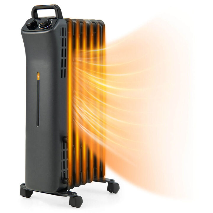 Oil Filled Space Heater with 3-Level Heat
