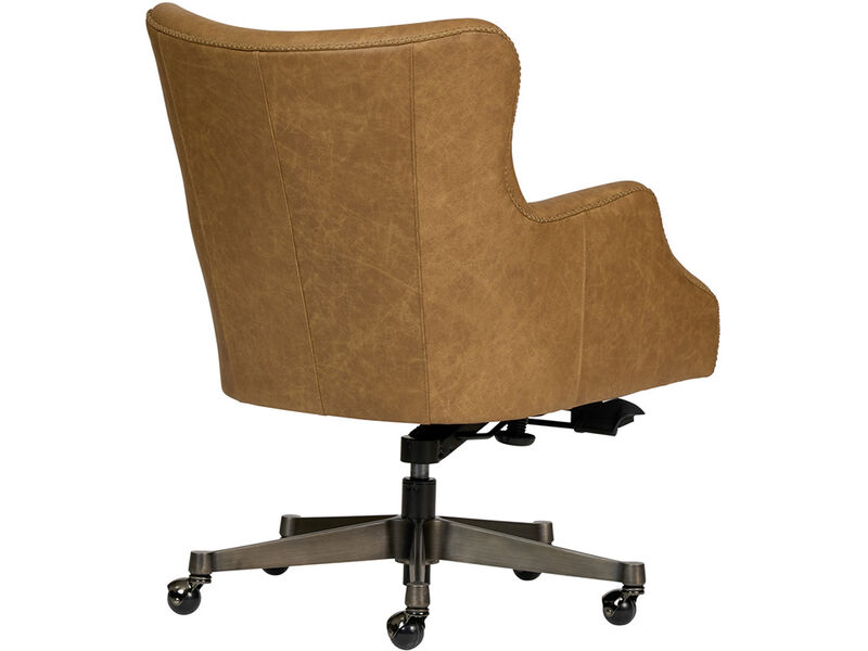 Blake Caramel Leather Desk Chair