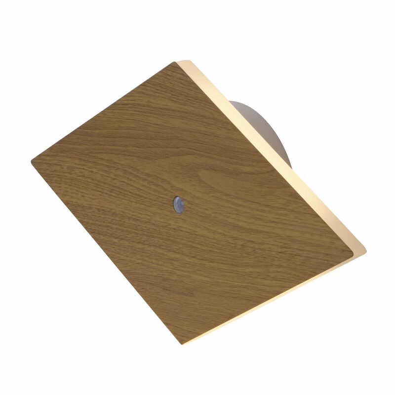 VONN Lighting Integrated LED ADA Compliant Wall Sconce Light in Light-Wood Color