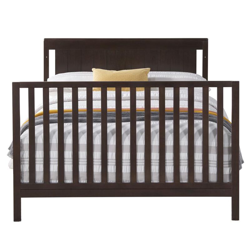 Oxford Baby Lazio 4 In 1 Convertible Crib Espresso