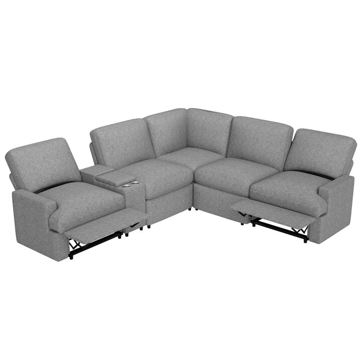 Merax Power Recliner Sofa Couch with Storage
