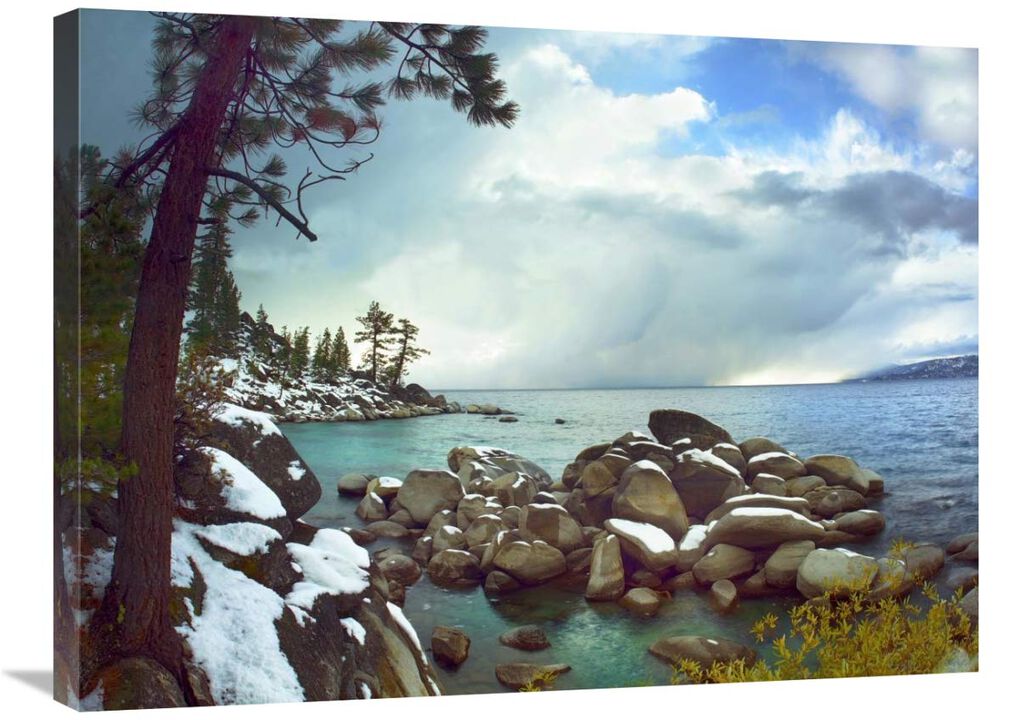 Memorial Point, Lake Tahoe, Nevada-Canvas Art-32x24