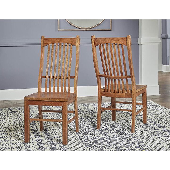 Belen Kox Mission Oak Solid Wood Side Chair (Set of 2), Belen Kox
