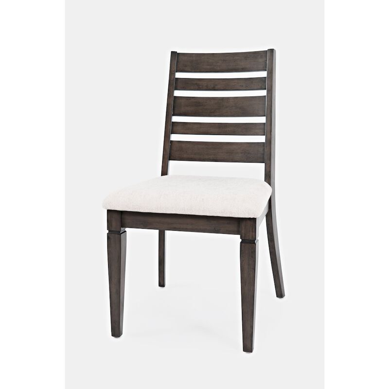Jofran Lincoln Square Contemporary Upholstered Ladderback Chair (Set of 2)