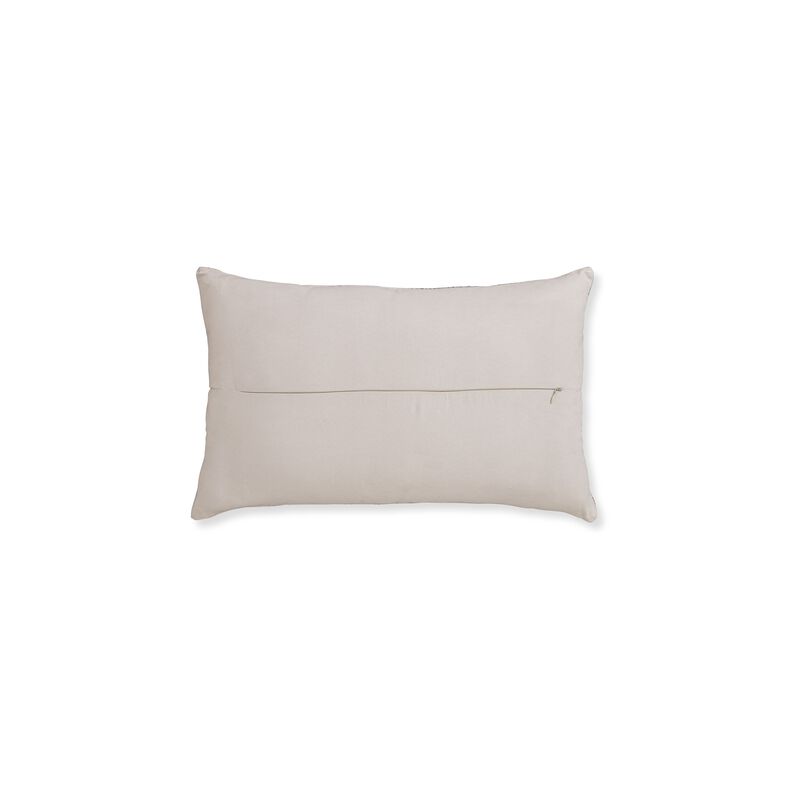 14 x 20 Lumbar Accent Throw Pillow, Diamond Pattern, Brown Polyester - Benzara