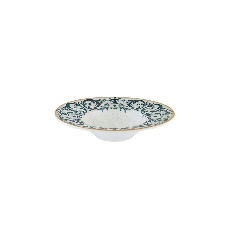 Viento dia.11" h:2.5" 14 oz. Round Decorated Porcelain Bowl (Set of 2)