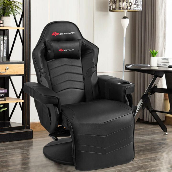 Hivvago Ergonomic High Back Massage Gaming Chair with Pillow