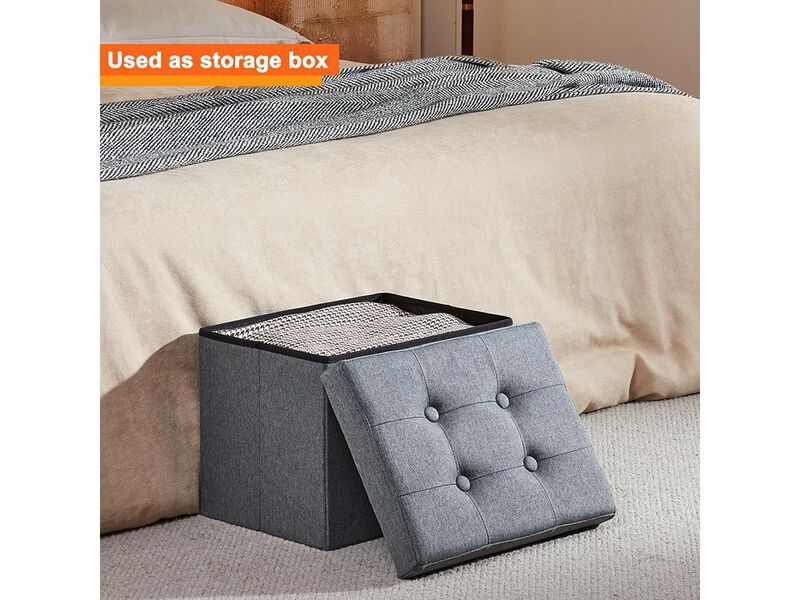 ALASDO Ottoman Foot Rest Footstool Bench for Living Room