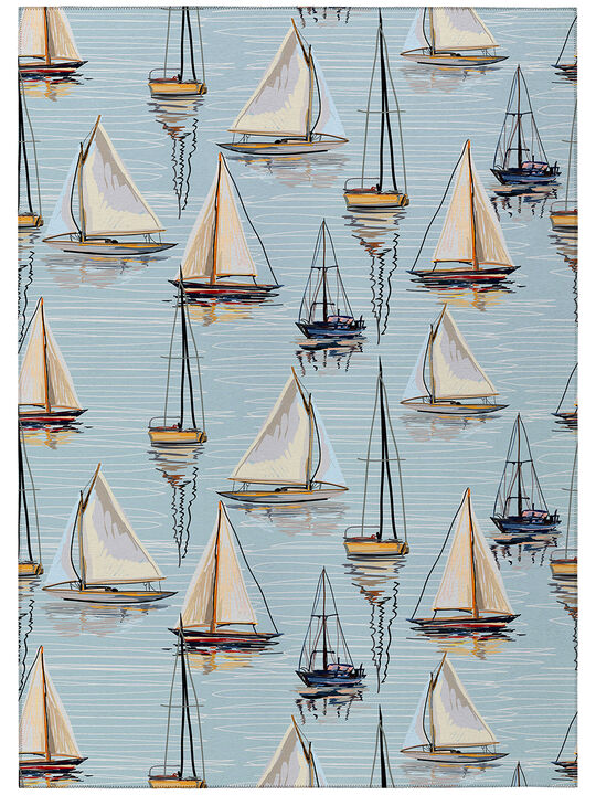Harbor HA8 Sky 3' x 5' Rug