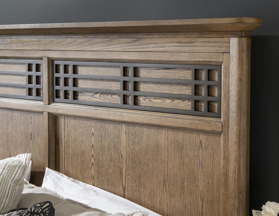 Beacon Hill King Panel Bed w/ Storage
