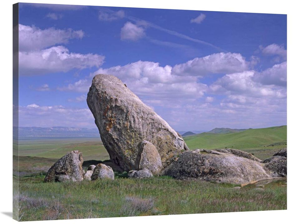 Boulders, Carrizo Plain National Monument, California-Canvas Art-40x30