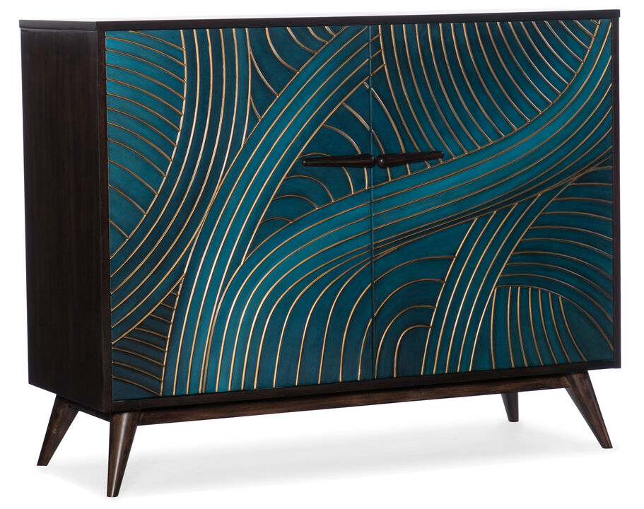 Melange Esperanza Two-door Chest in Green