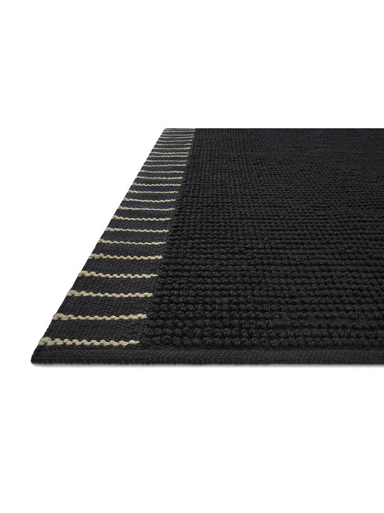 Sadie SAD01 Black 3'6" x 5'6" Rug