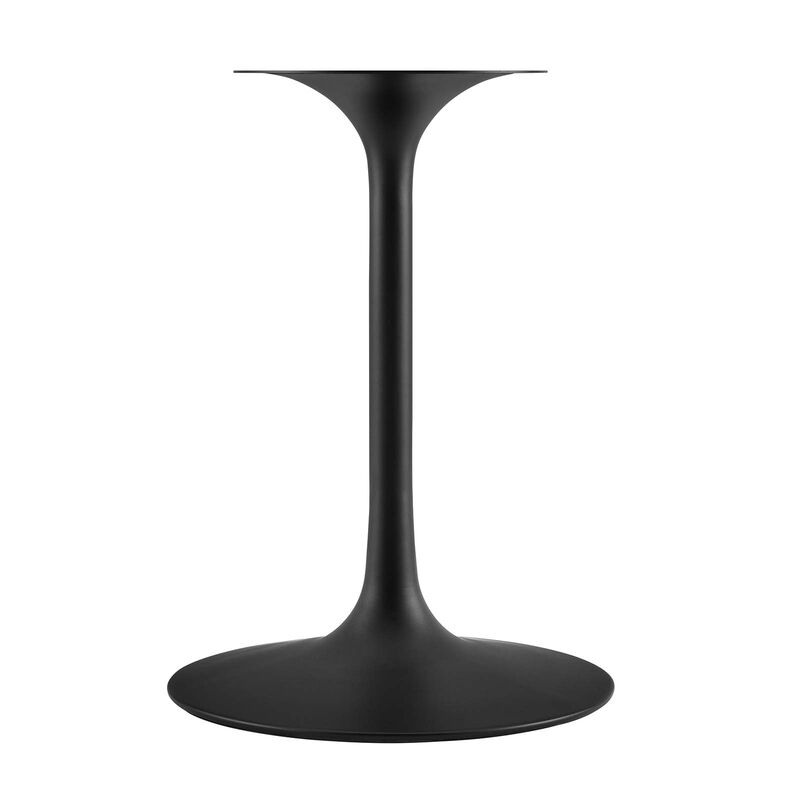 Modway - Lippa 28" Square Dining Table Black White