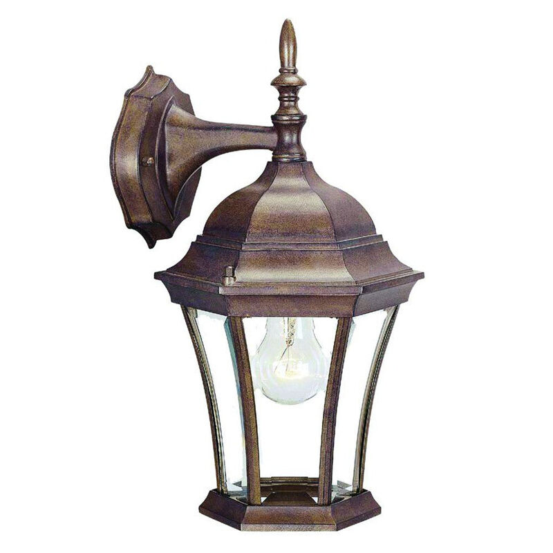 Hivvago Dark Brown Hanging Carousel Lantern Wall Light