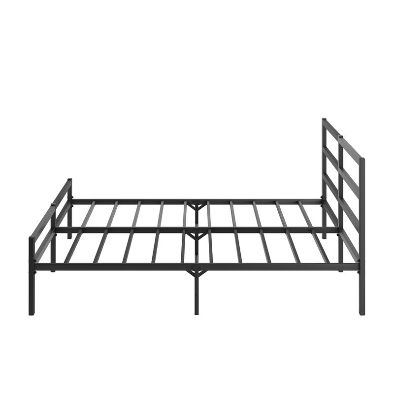 Streamdale Metal Platform Bed Frame with Headboard (Queen)