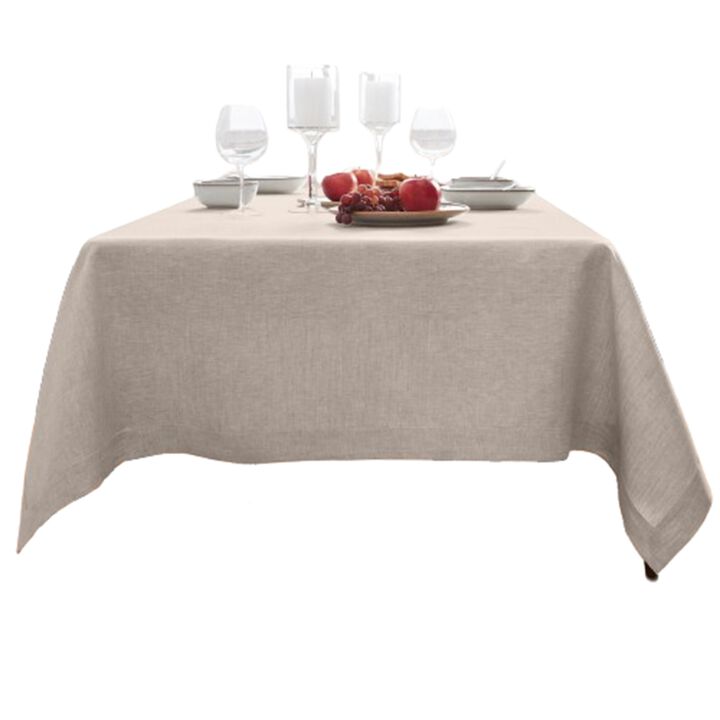 Solino Home 100% Pure Linen Tablecloth | Diana Medium Weight