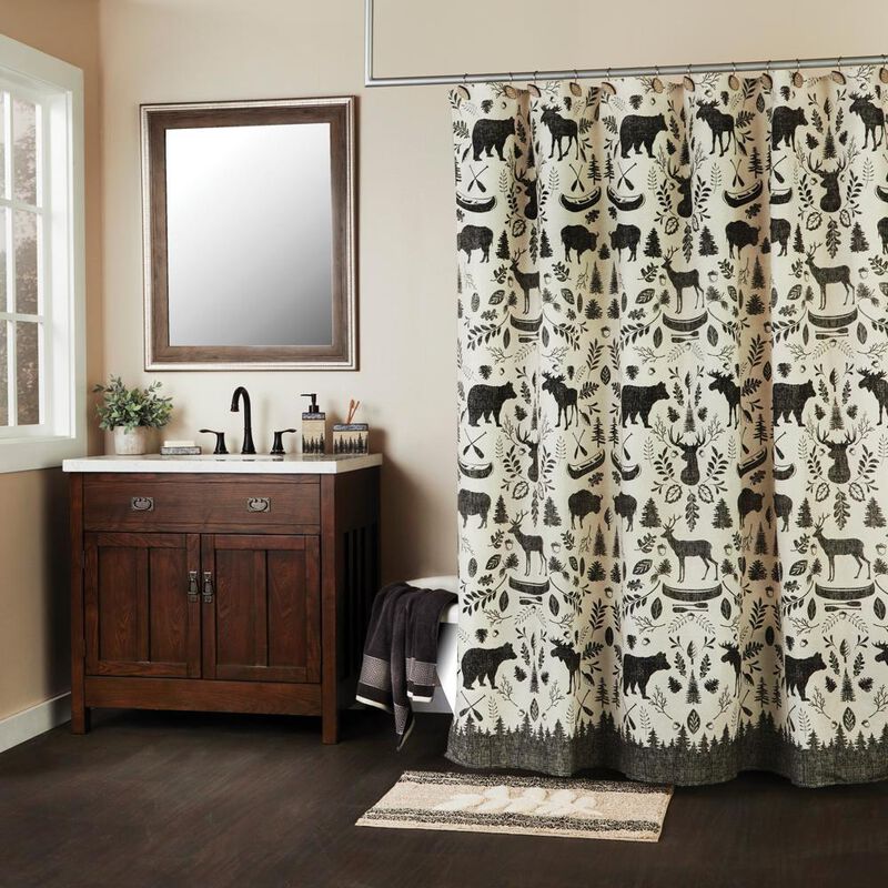 SKL Home Aspen Lodge Shower Curtain Hooks - Natural 7.1x3.74x2.72