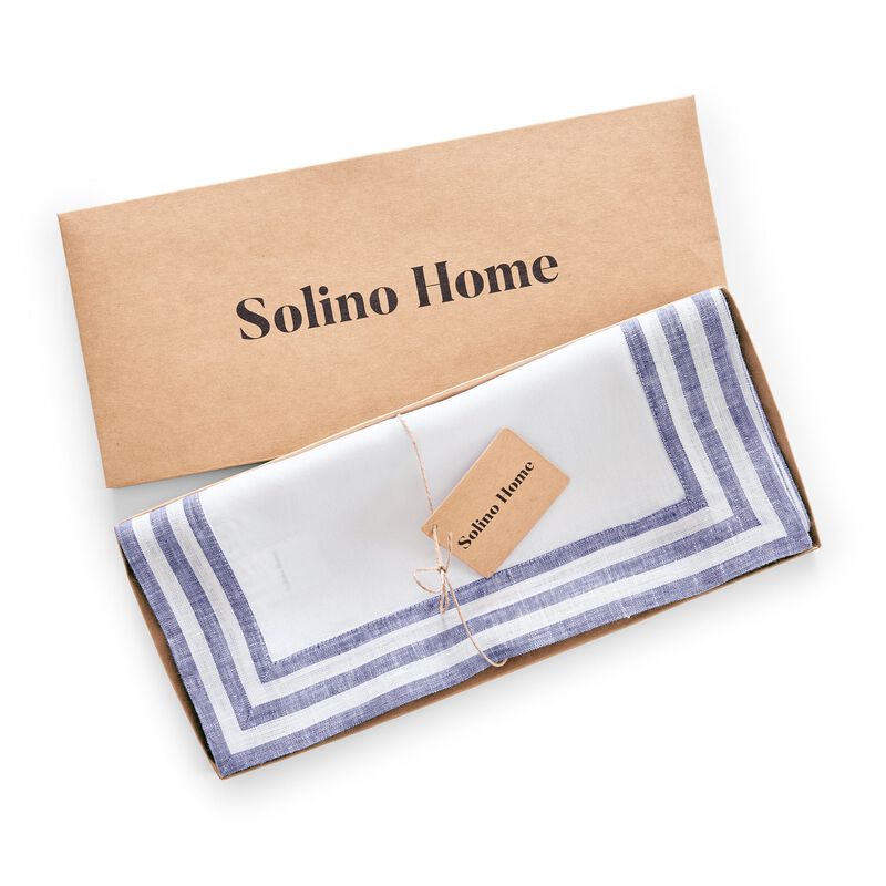 Solino Home 100% Pure Linen Table Runner | Mila