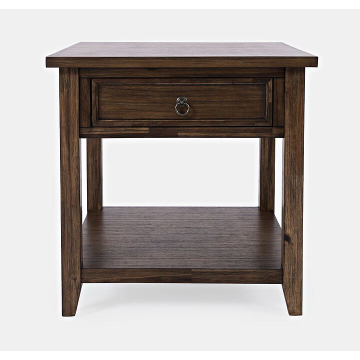 Jofran Inc. Bakersfield End Table with Drawer