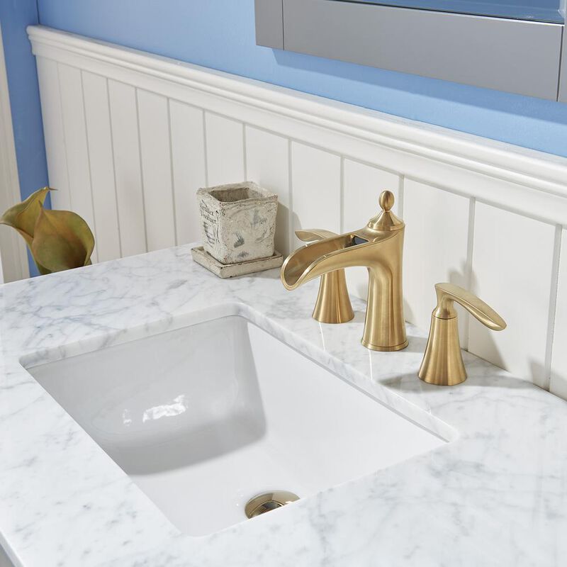 Altair 36 Single Bathroom Vanity Set in Gray with Mirror