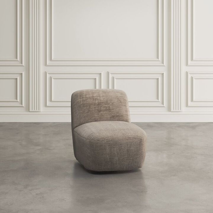 Jofran Josie Upholstered Contemporary Casual Swivel Accent Chair