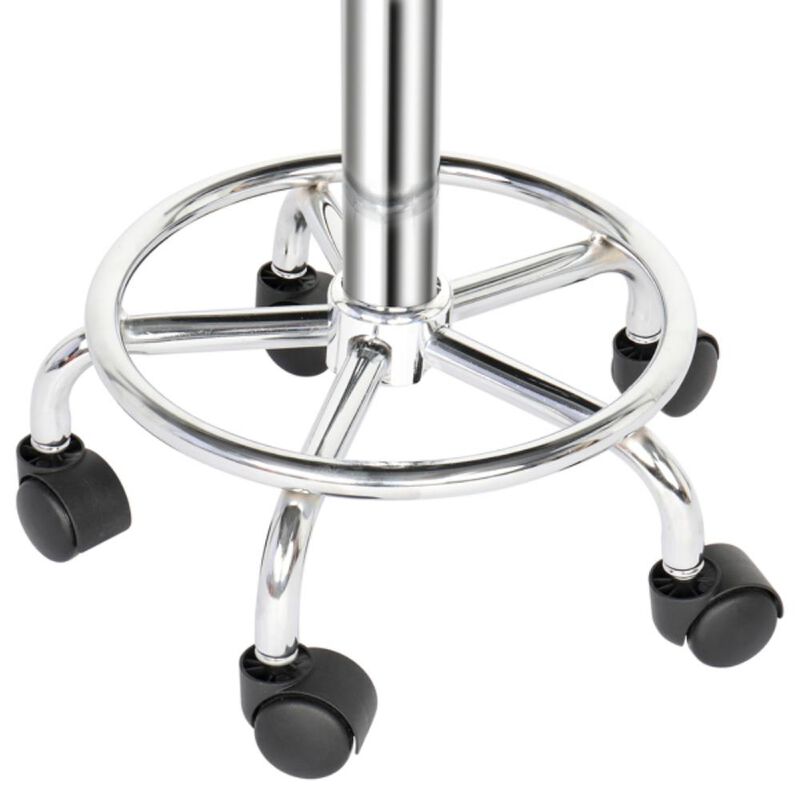 Round Swivel Bar Stool Stylish Stool with Lined Design for Kitchen & Bar