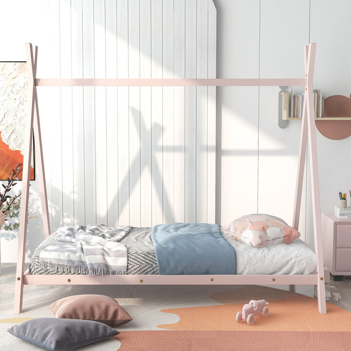 Merax House Bed Tent Bed Frame