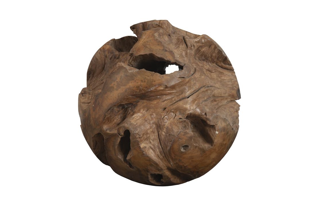 Teak Large Wood Ball