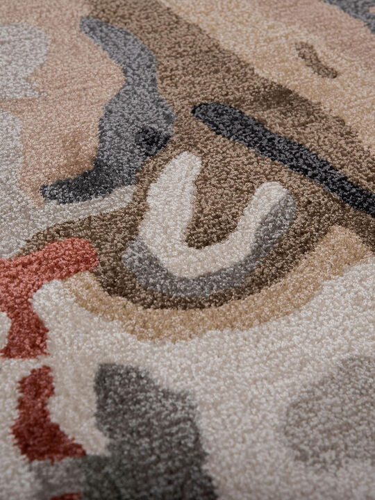 Kinetic KIN660 Gray/Rust 7'9" x 9'9" Rug