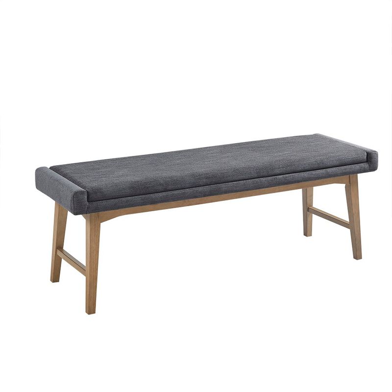 Gracie Mills Arron Mid-Century Upholstered Accent Bench