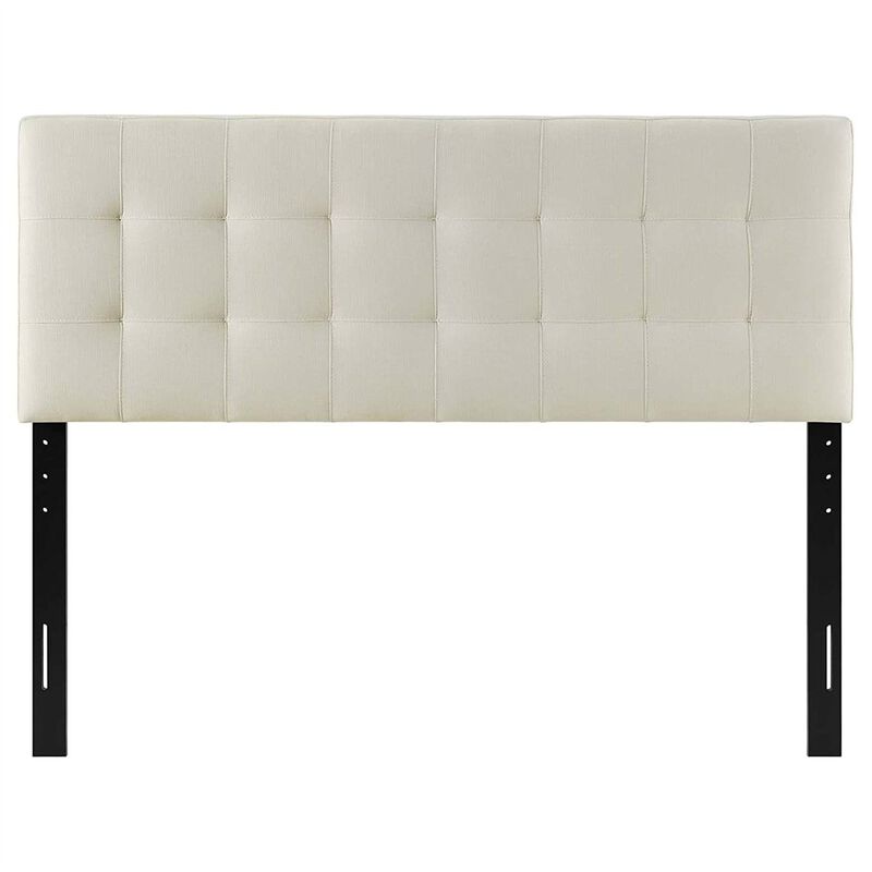 Upholstered Linen Headboard with Button Tufting for Bedroom Decor
