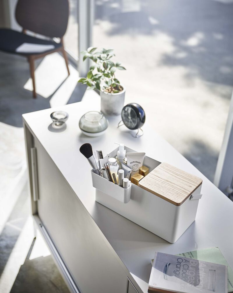 Makeup Organizer with Mirror