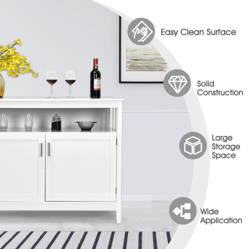 Hivvago Modern Practical Wooden Kitchen Lockers with Large Storage Space
