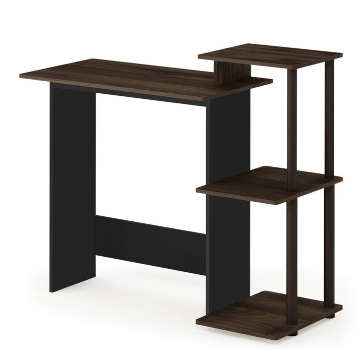 Furinno Furinno Efficient Home Laptop Notebook Computer Desk, Columbia Walnut/Brown, 11192CWN/BR