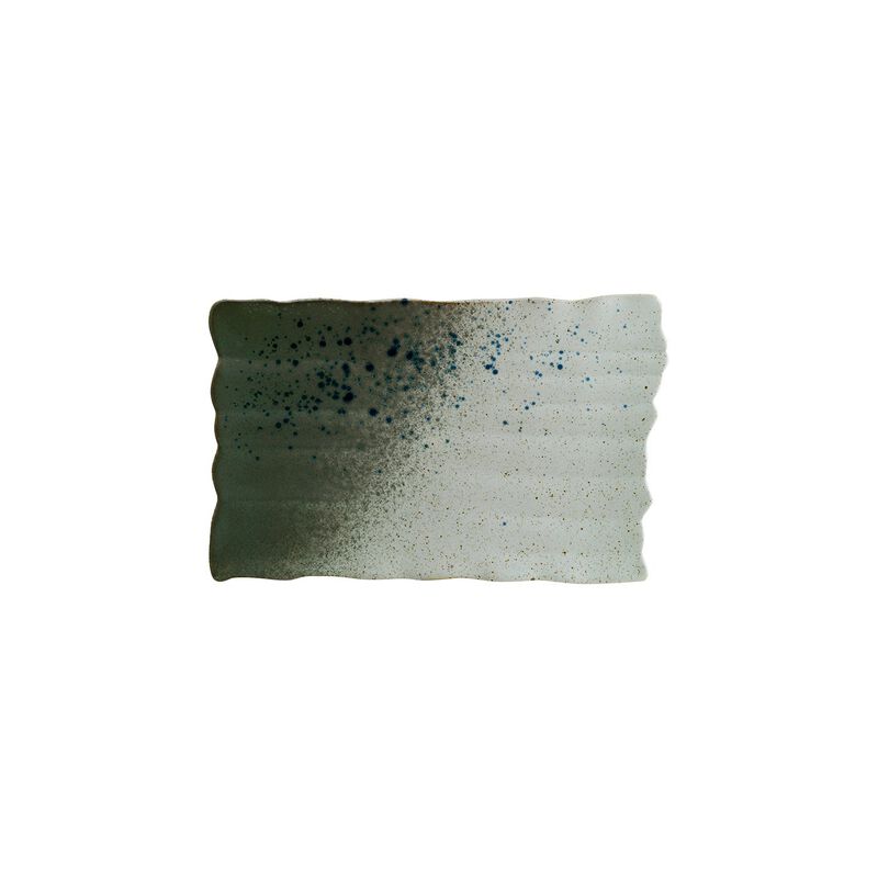 Gaia 11" x 7.25" Rectangular Decorated Porcelain Plate (Set of 4)