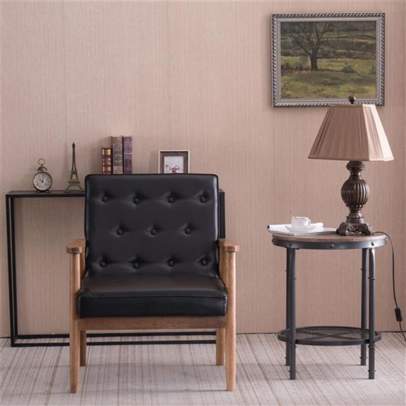 Modern Wooden Single Chair Stylish and Comfortable Seating for Home or Office