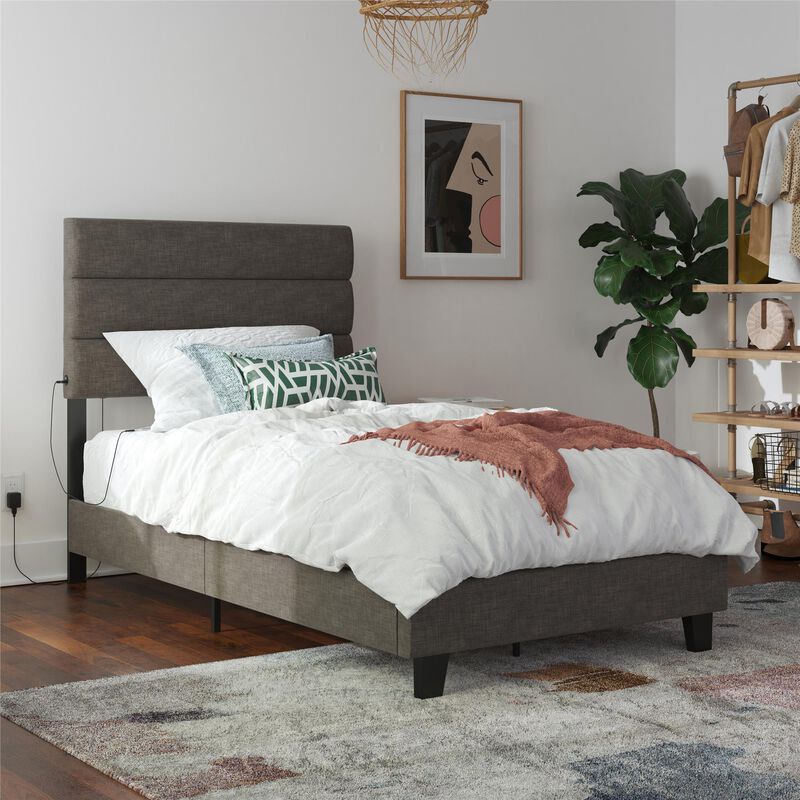 Paloma Upholstered Bed with USB