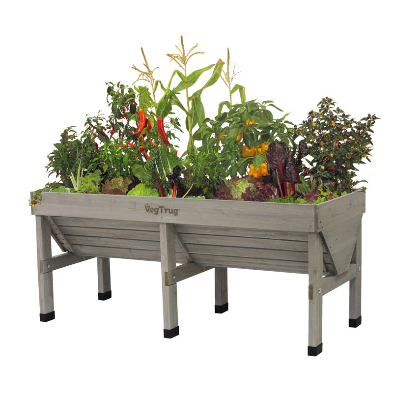 Medium Classic Raised Planter VegTrug - Gray Wash (FSC 100%)