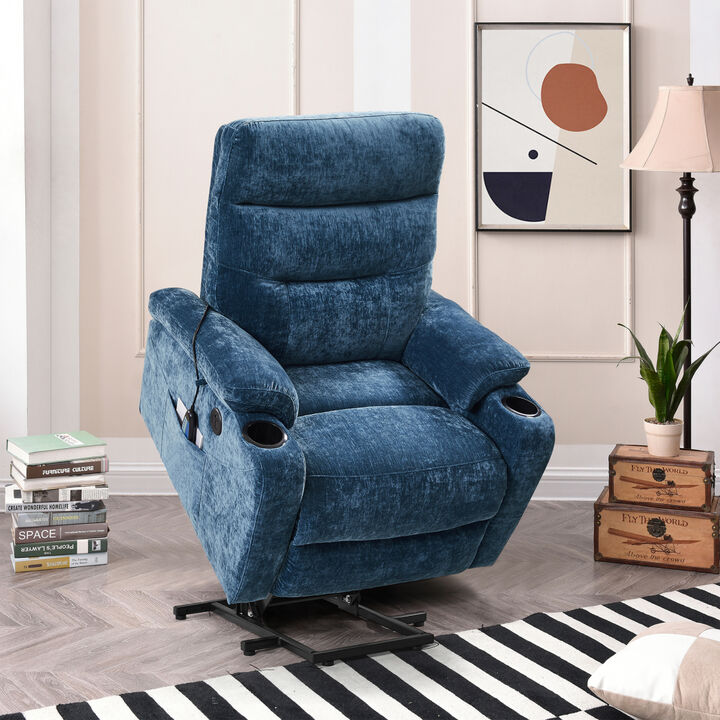 Electric Power Lift Recliner with Massage & Heat