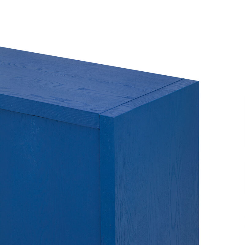 Merax 4-Door Cabinet Sideboard with Ash Veneer