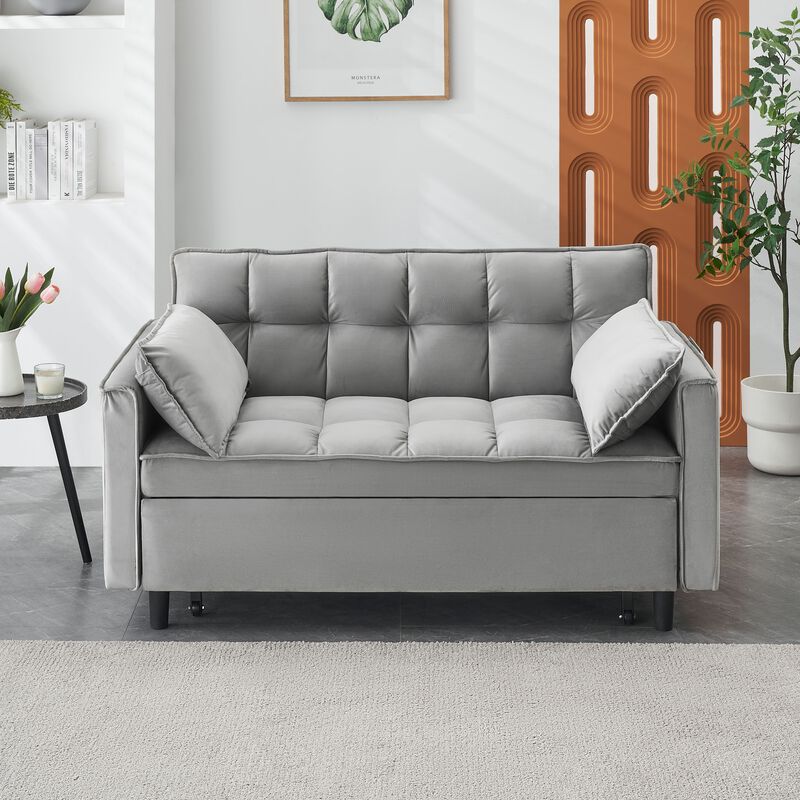 Merax Velvet Loveseat Futon Sofa Couch