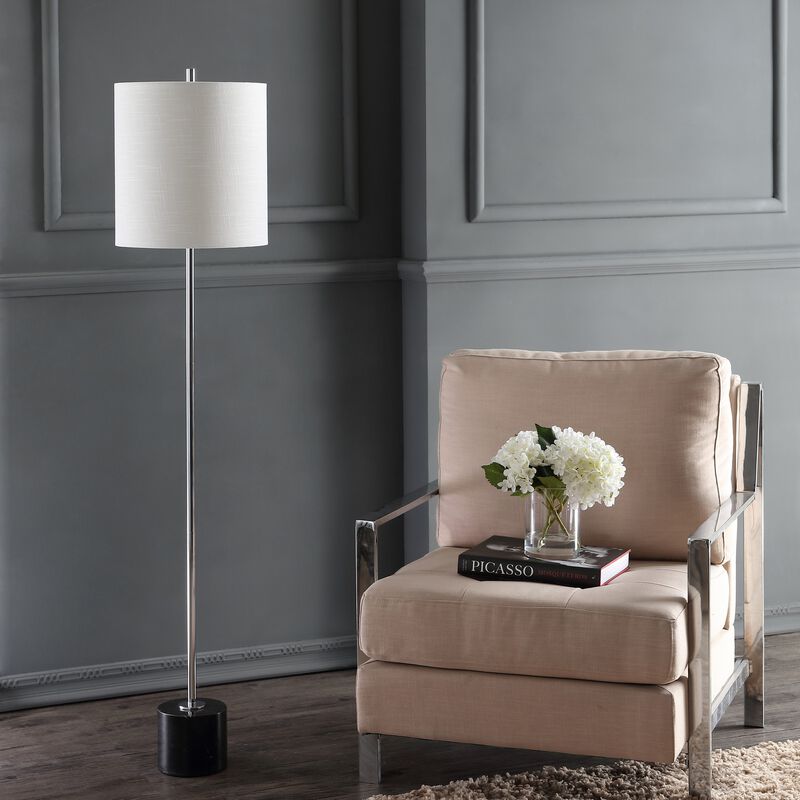 Levitt Marble/Metal LED Floor Lamp