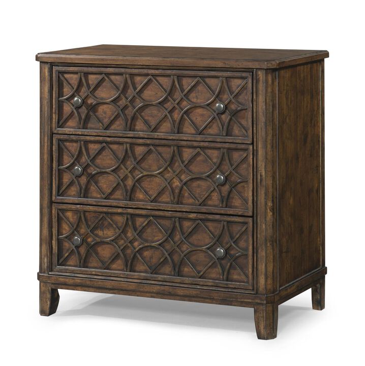Trisha Yearwood Home Accent Chest 3 Drawers