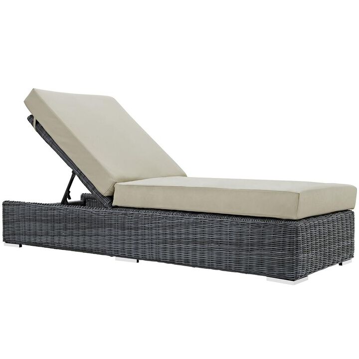 Modway Summon Outdoor Patio Sunbrella Chaise Lounge