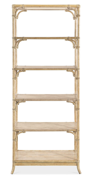 Retreat Pole Rattan Bookcase