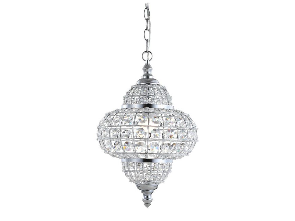 Juliette Crystal/Metal LED Pendant Pendant