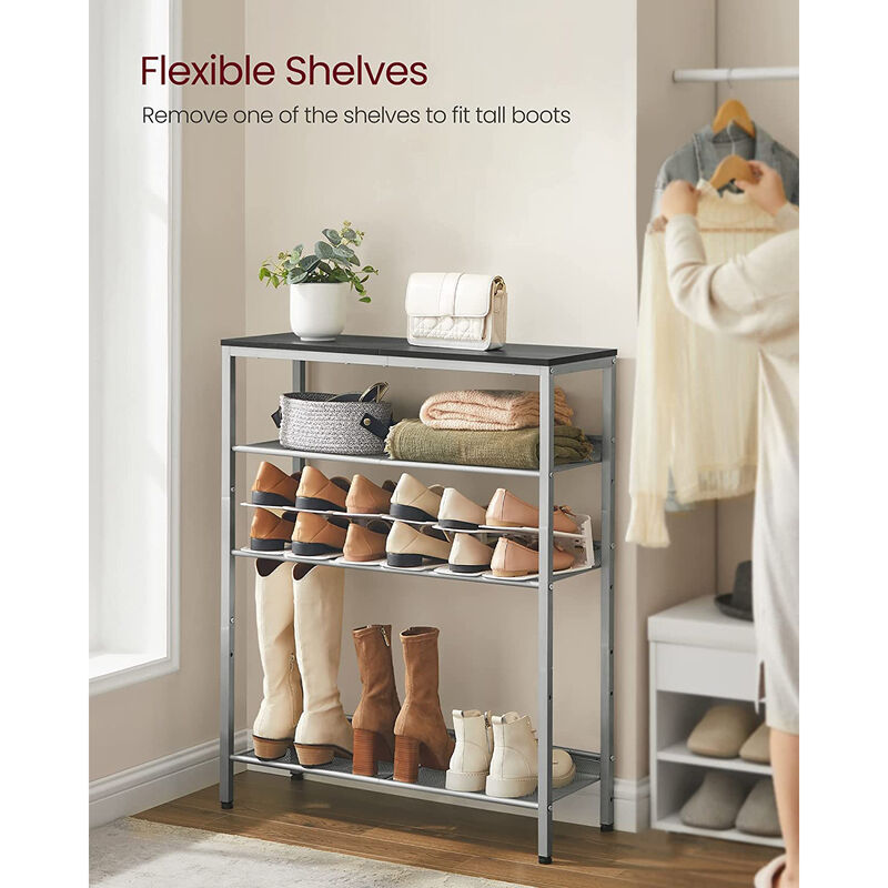 6-Tier Shoe Rack - Efficient Storage Solution for Organized Footwear
