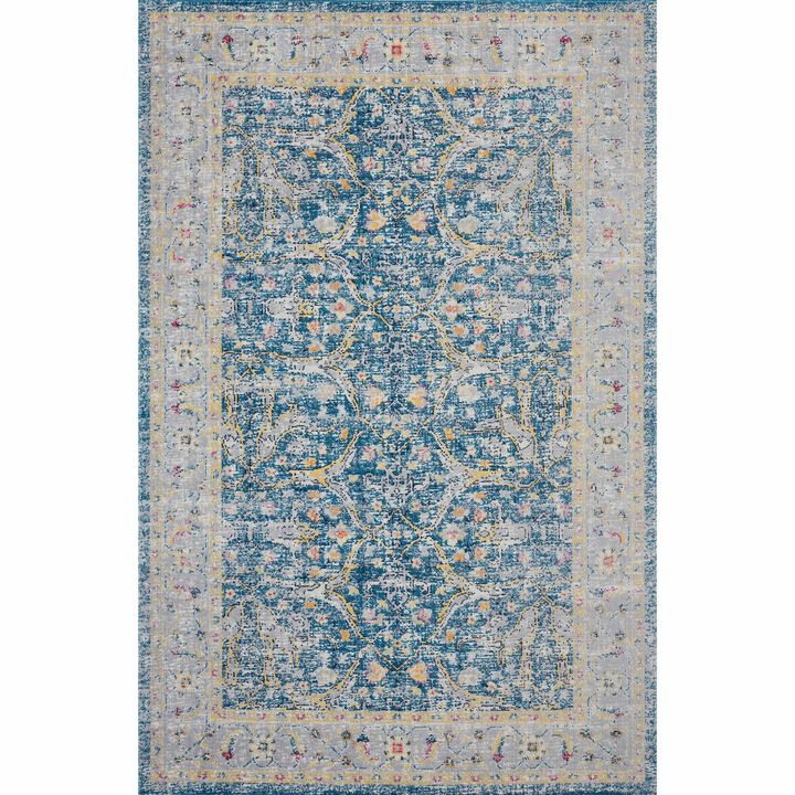 Floral Rectangular Outdoor Area Throw Rug